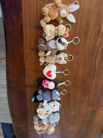 Stofftier Schlüsselanhänger mit diversen Tiermotiven guter Z