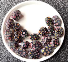 Grosse  Millefiori Glasperlen *Mix*