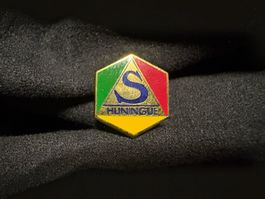 Seltener Sandoz PharHuningue Vintage Pin - Sammlerstück