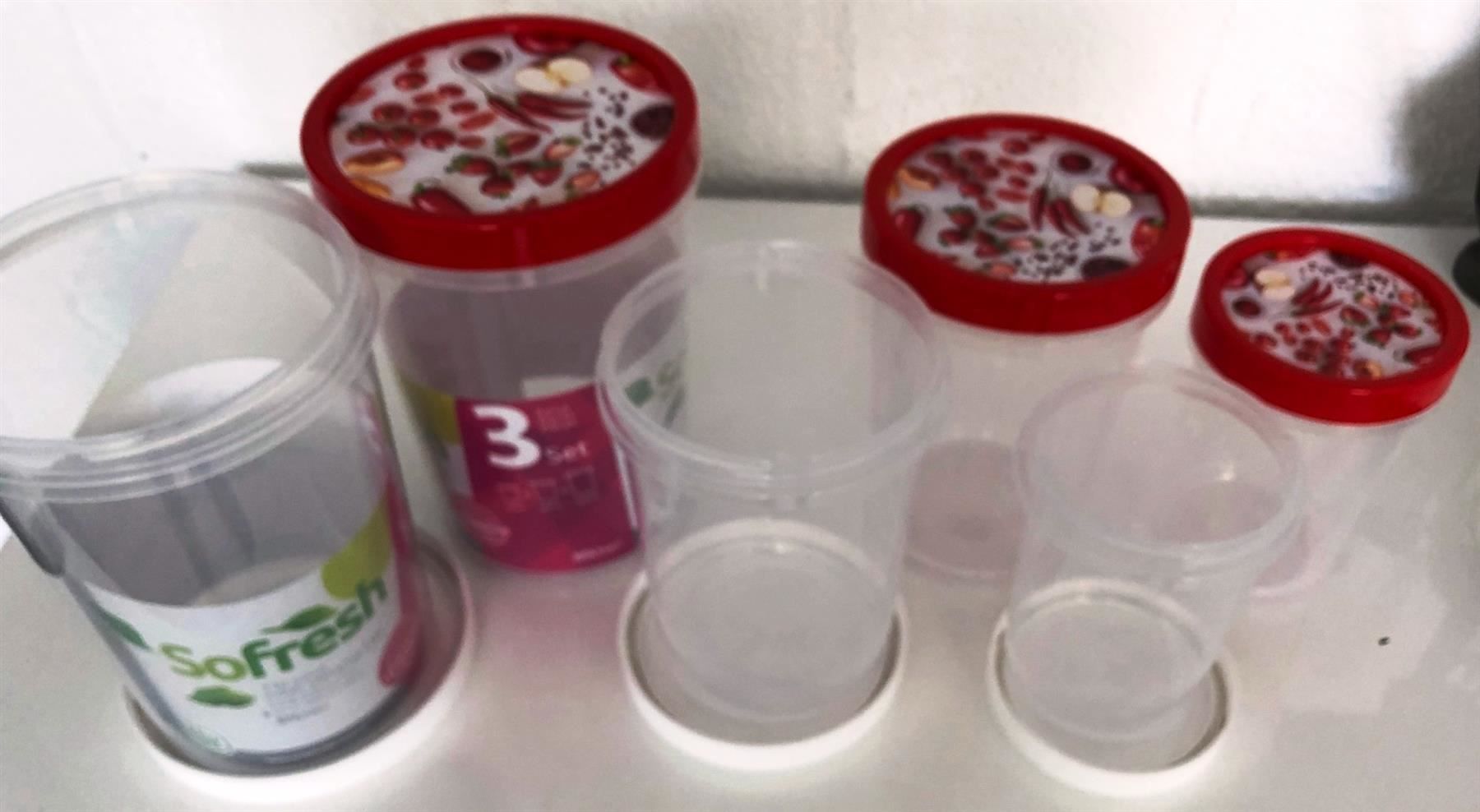 Contenitori & Simili: 6tlg. Vorratsbehälter Set rund 3 Grössen – Nuovo e nell'imballaggio originale da St. Gallen venduto da schnaeppchen-preise 1