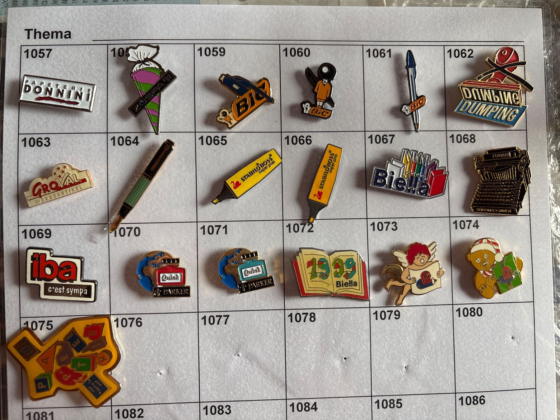 Placchette & Badge: Pins Büromaterial – Usato da Lützelflüh-Goldbach venduto da NicoleL.