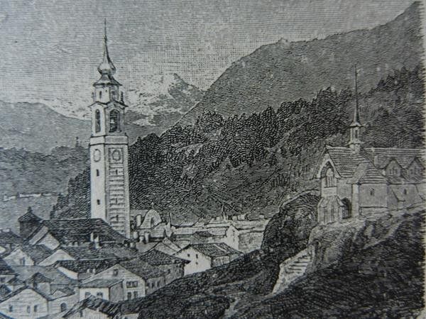 Gravures: Samaden Engadin – D'occasion à Risch par Rischli15 8