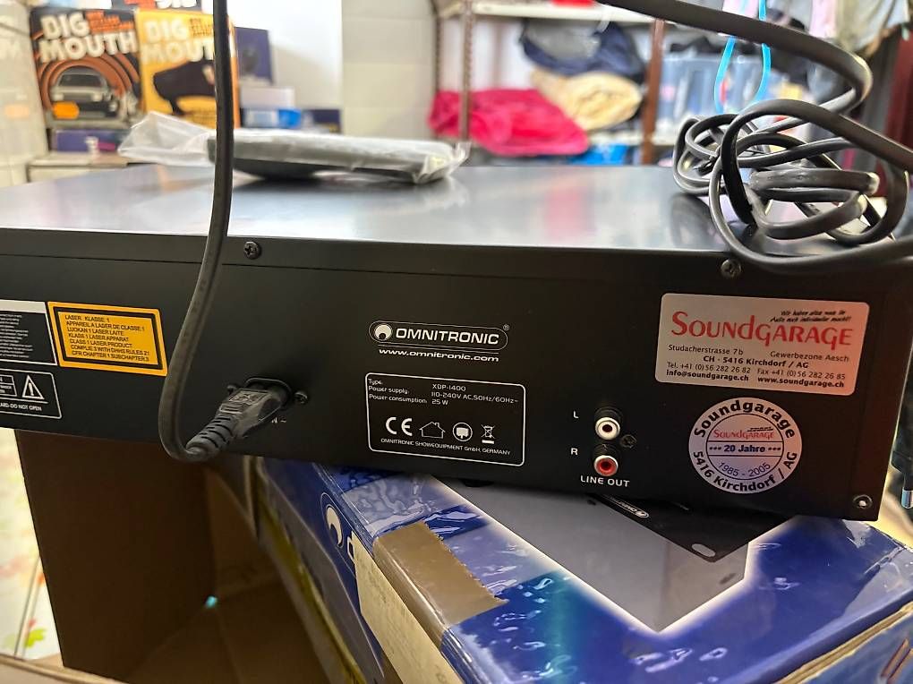 Multimediaplayer & Streamer: Omnitronic XDP-1400 CD / MP3 / USB Player – Gebraucht aus Müselbach von Mueselbach 2