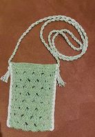 HANDMADE Handytäschchen, Umhängetasche klein 11x17cm