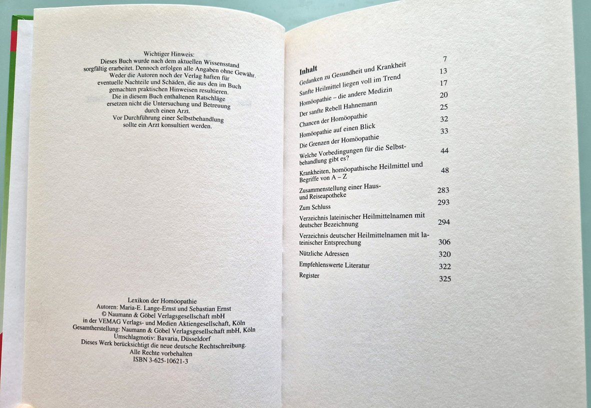Libri: Lexikon der Homöopathie – Usato da Stallikon venduto da Oceanblue1 2