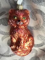 Orange Katze Christbaumschmuck