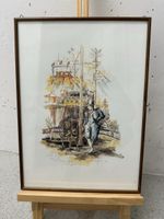 Renmann Circus Nock Litho Clown signiert Rene Käsermann