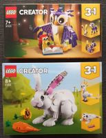 2x LEGO Creator 3en1  Hibou 31125 + Lapin 31133 Neuf scellé
