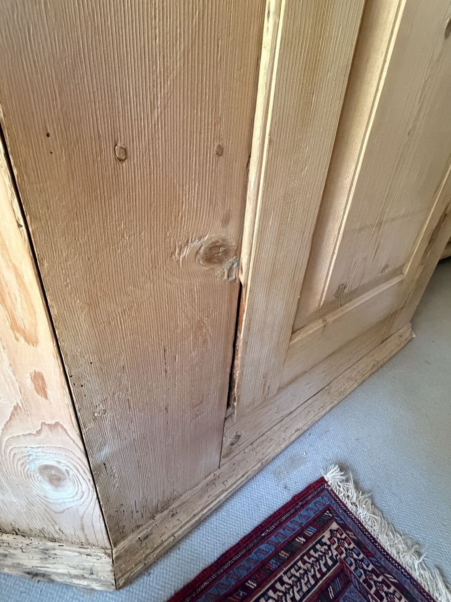 Armadi: petite armoire une porte sablée  – Usato da St-Maurice venduto da antikdestok 3