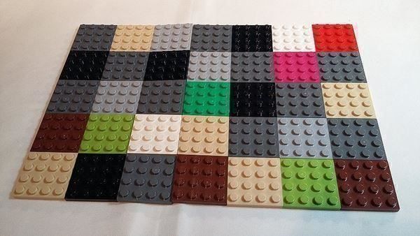 Lego Baukästen: Lego 30 Platten 4 x 4 -H07 – Gebraucht aus Morges von cardeman61