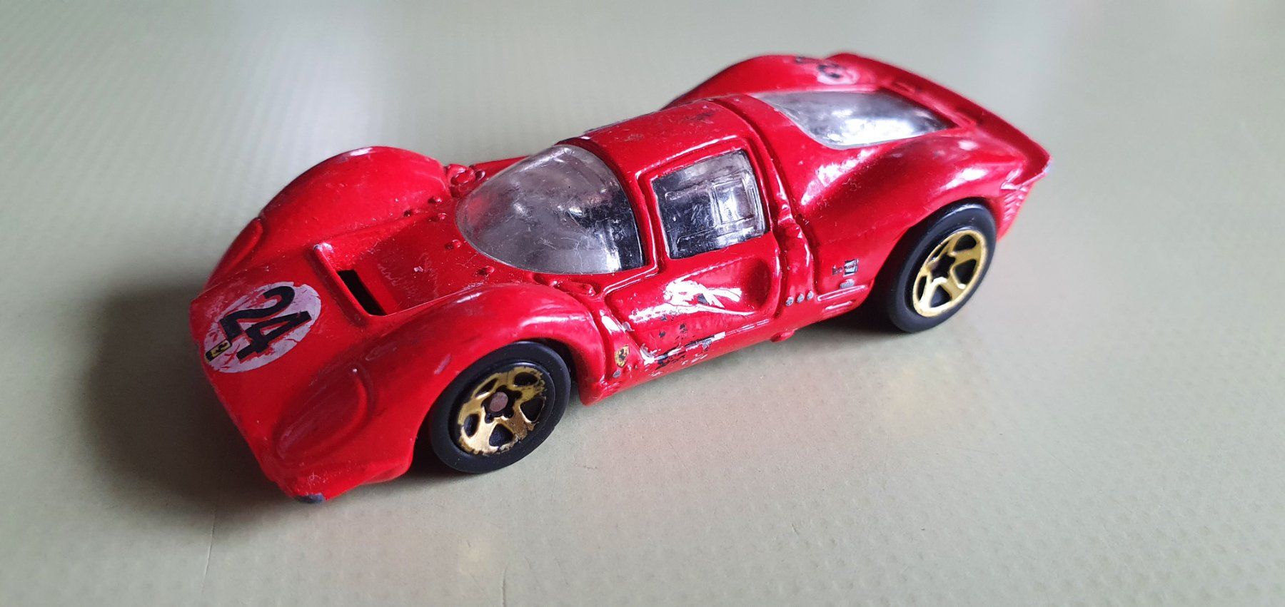 Ferrari Modellini d'auto: Modellauto Ferrari P4 '2001, Hot Wheels 1:64 – Usato da Rothenburg venduto da Bleonhard