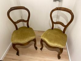 2 x Biedermeier Stuhl