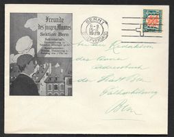 Bern illustriert. Brief Freunde des jungen Mannes 15.11.1929