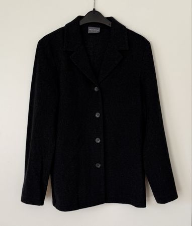Marc O'Polo Woll Blazer Jacke Gr. 36 - Dunkelgrau 