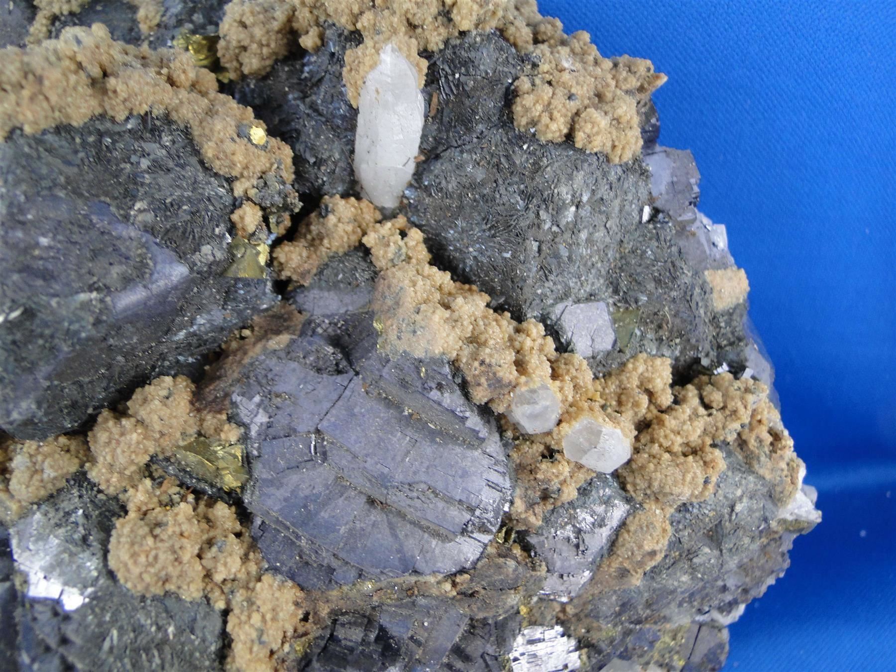 Minerali & Pietre curative: Semseyit auf Galena mit Quartz – Usato da Schinznach Bad venduto da Demerald 6