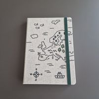 Reisetagebuch mit Leinen-Cover – weisse Seiten
