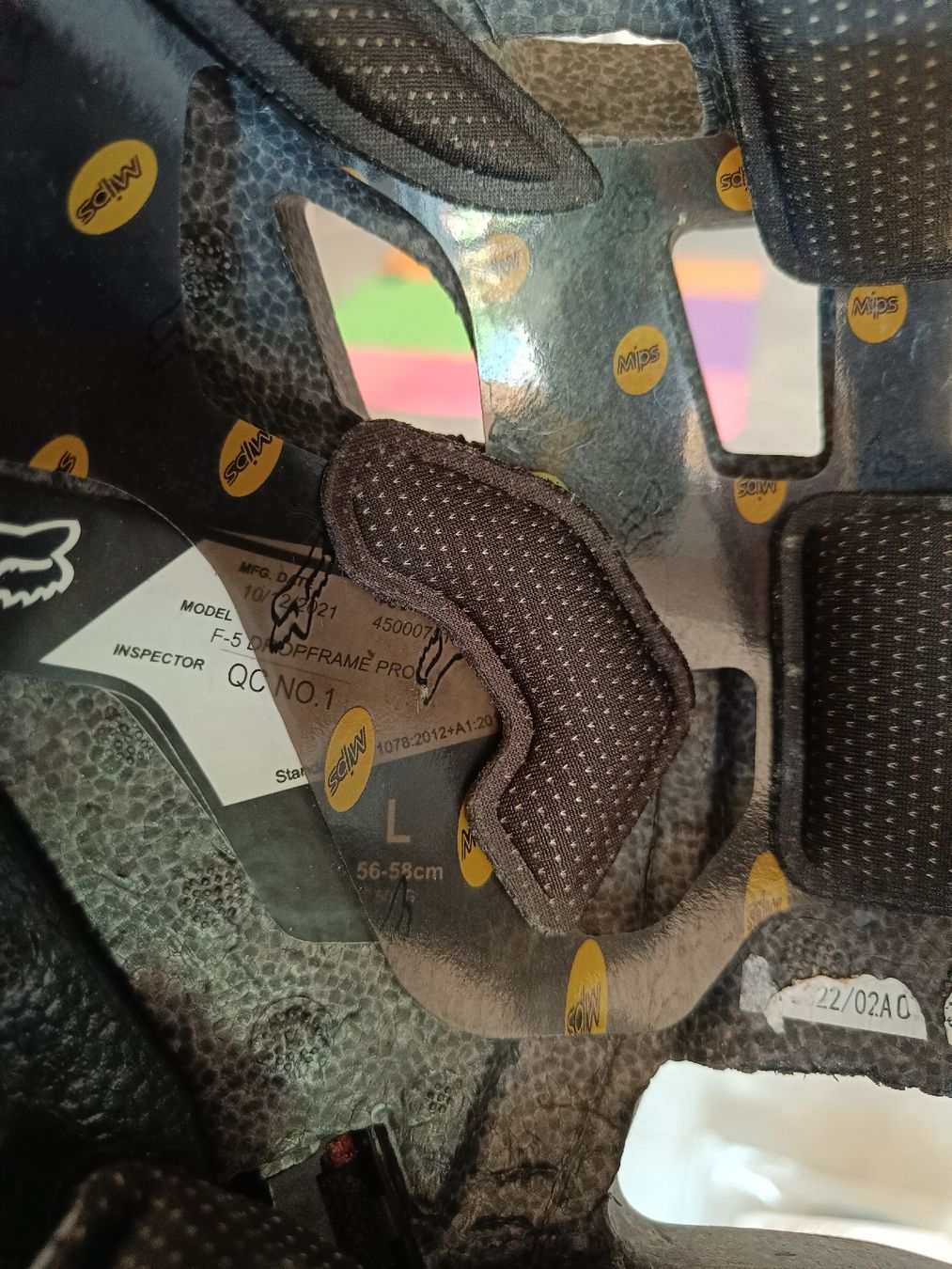 Fox Helme: Casco Fox Dropframe Pro Mips L nero usato – Gebraucht aus Dino von bin_2zfr 5