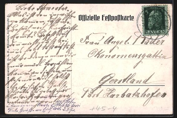Cartoline postali: Sonthofen, 27. Gau Turnfest des Allgäue – Usato da Berlin venduto da bartko-reher 1
