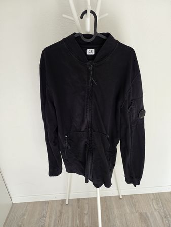C.P. Company Sweatjacke schwarz mit Ärmeltasche gebraucht