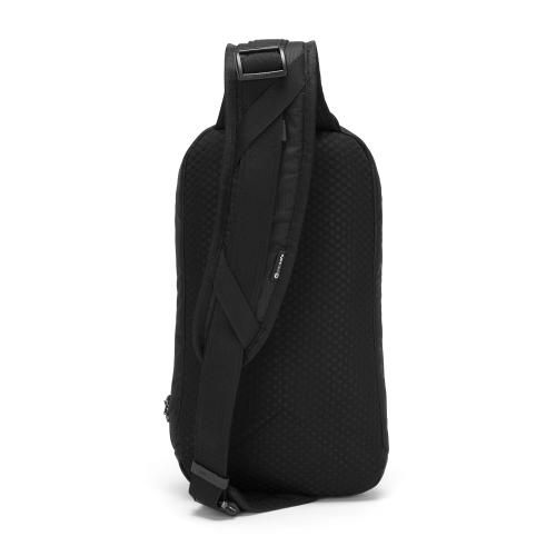 Pacsafe Borse: Pacsafe Sling Pack Vibe 325 Econyl - Black – Nuovo e nell'imballaggio originale da St. Gallen venduto da sportglobe 1