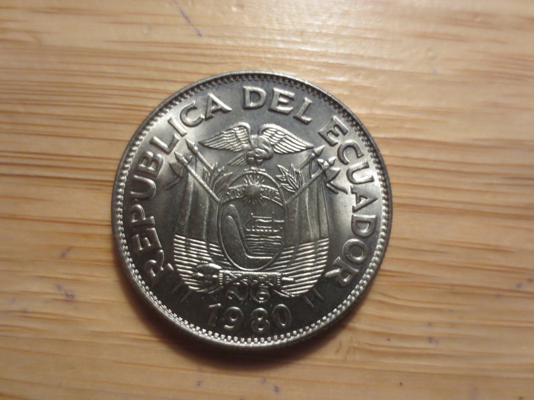 Toutes les monnaies: Münze Ecuador 1980 – D'occasion à Weier im Emmental par waefler03