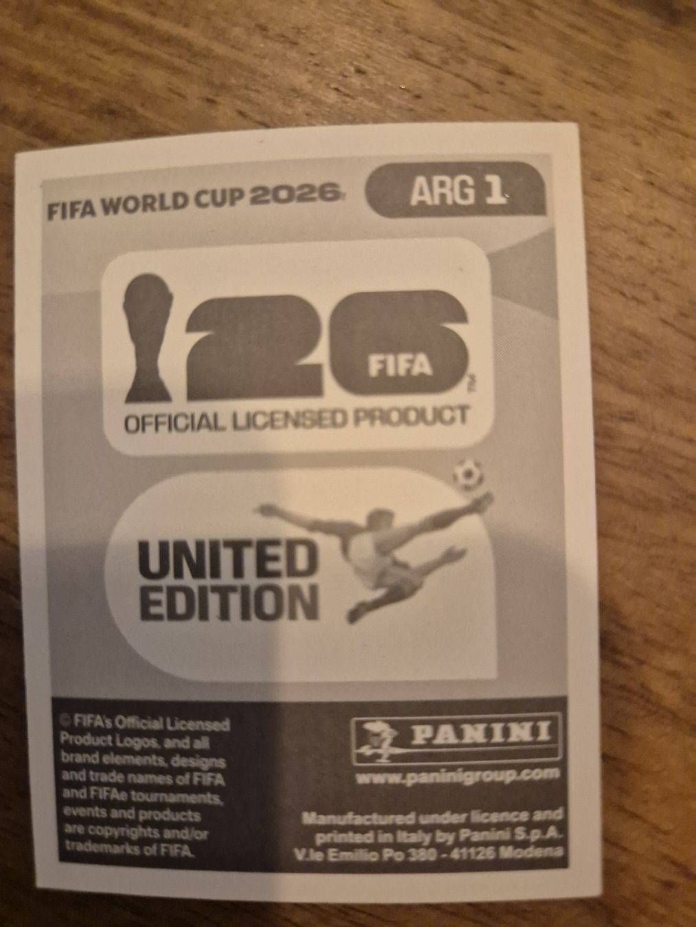 Panini Cartes à collectionner: WM Panini Sticker ARG 1 – Neuf (Voir description) à Volketswil par 2000ra 1