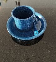 seltene Tasse mit Unterteller und Löffel zum Toppreis