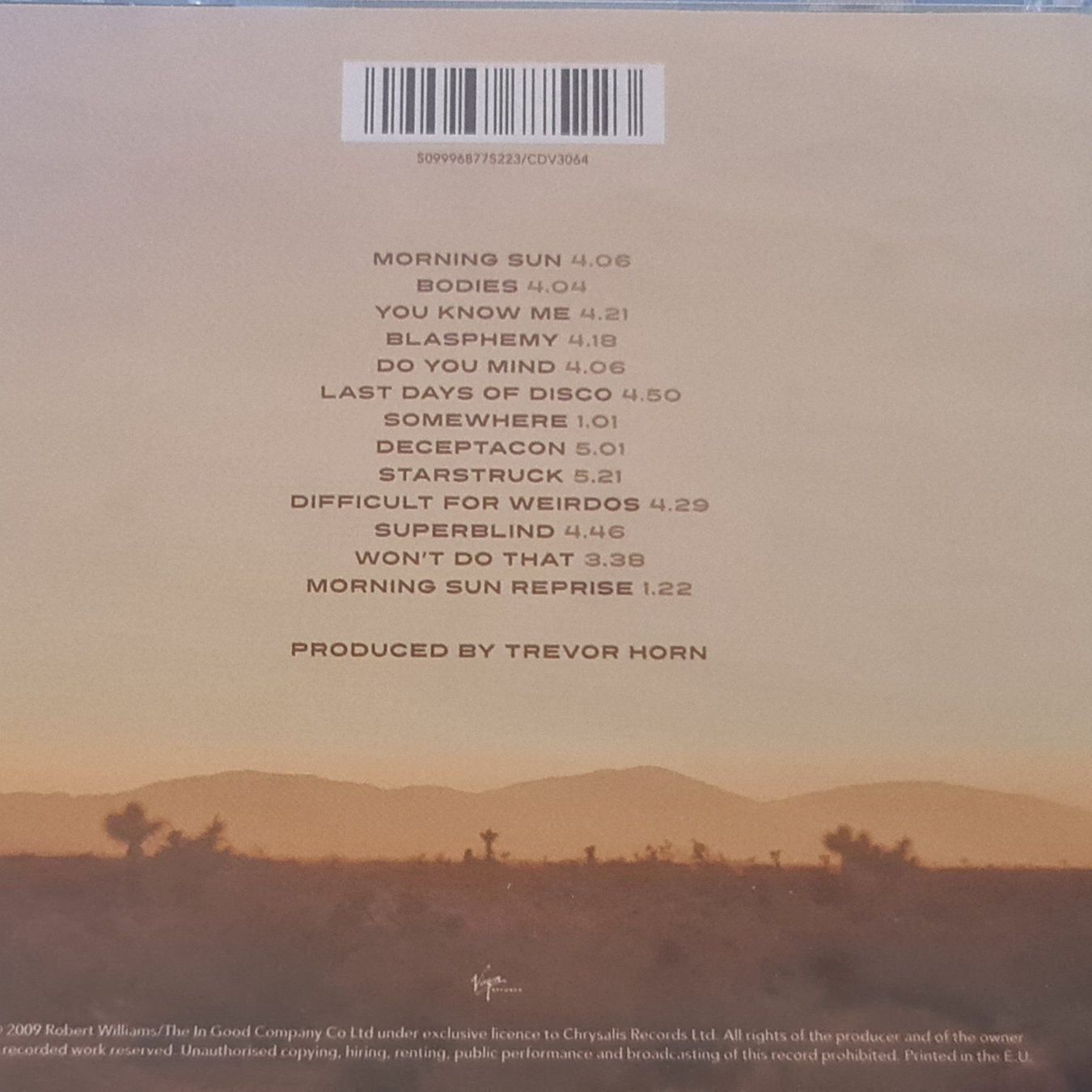 CD: Robbie Williams – Usato da Dintikon venduto da Vexi 1