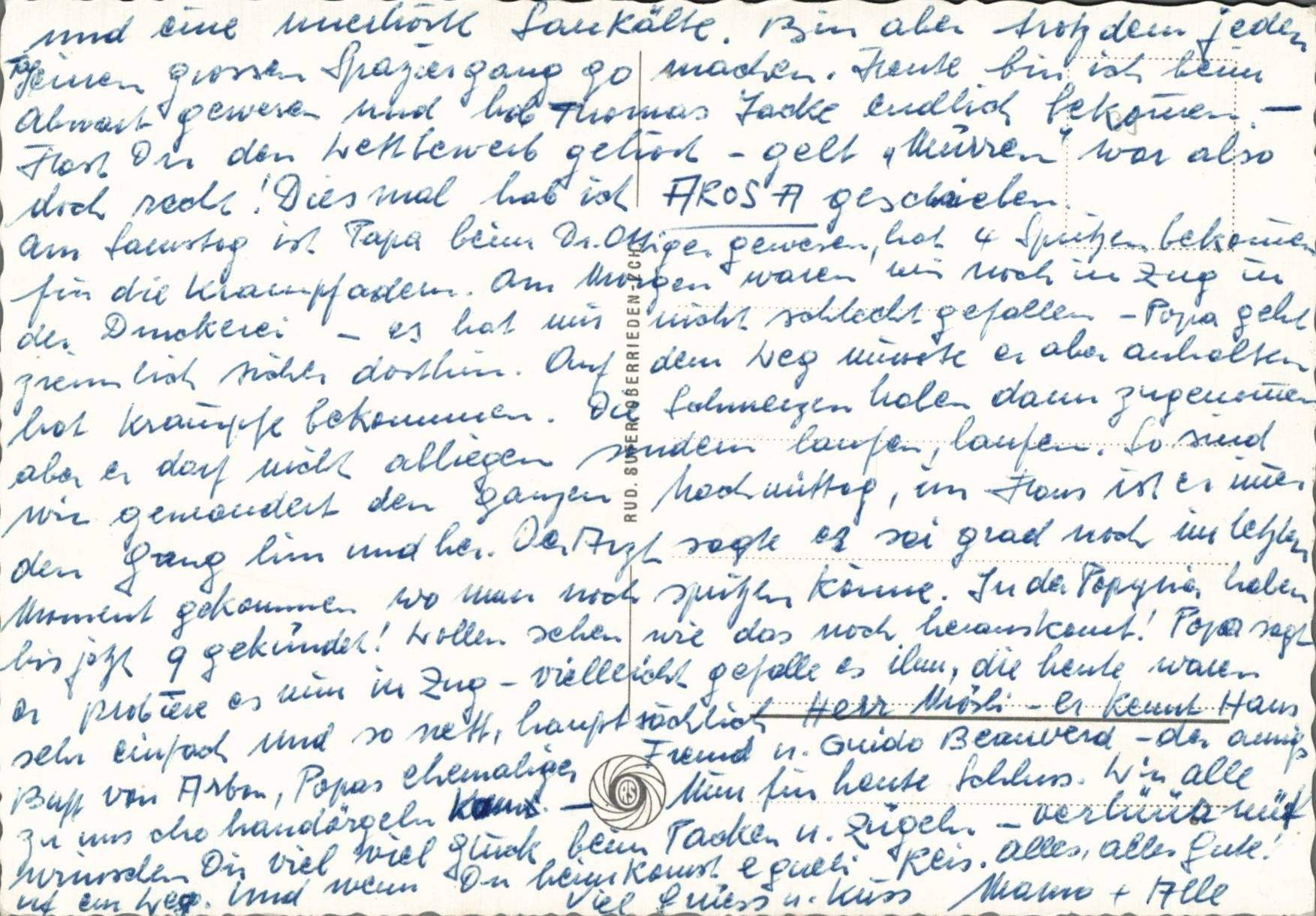 Cartoline postali: Vintage Ansichtskarte Affoltern am Albis – Usato da Luzern venduto da Kartenansicht 1