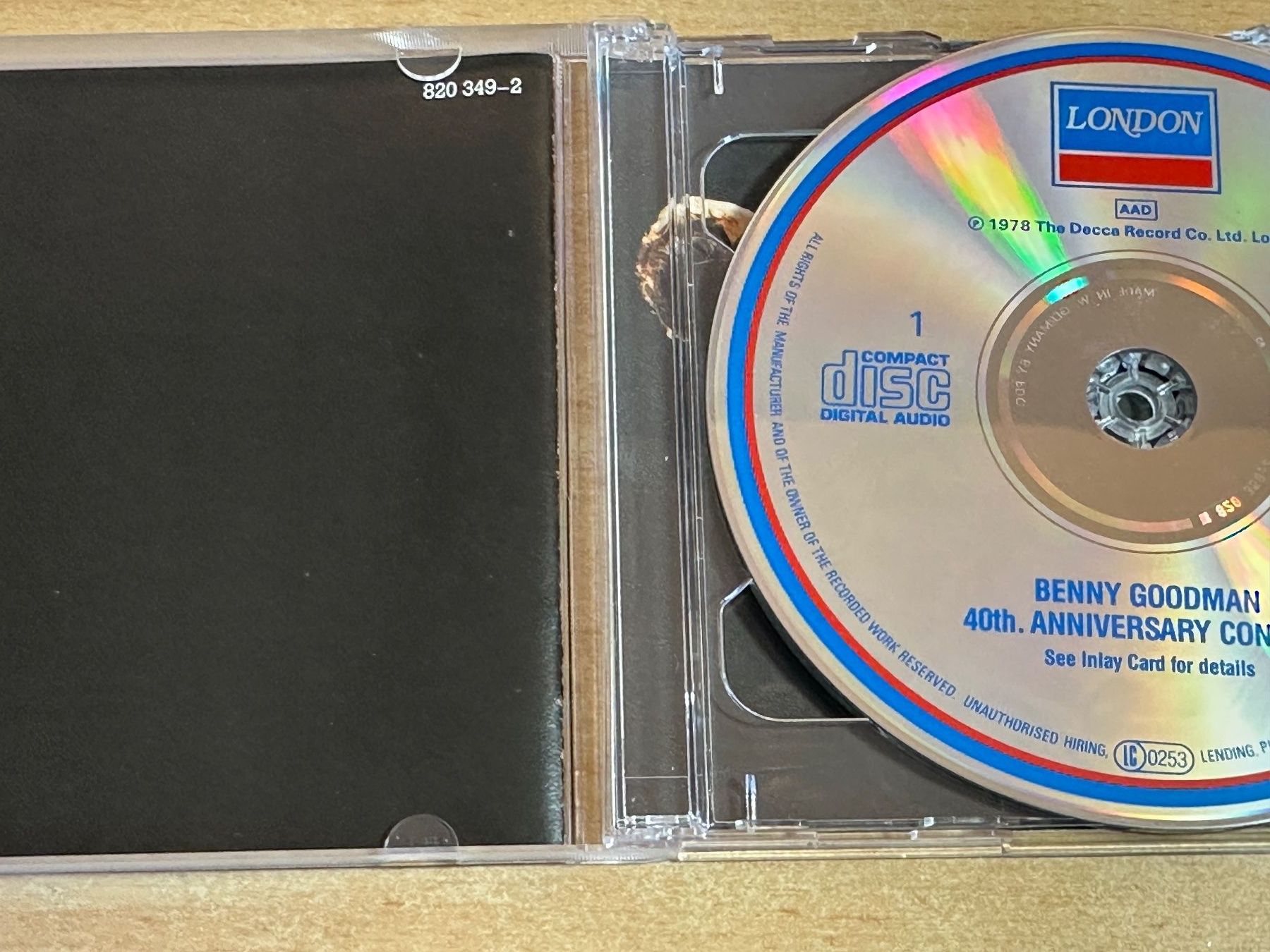 CD: R6 Benny Goodman – Live - 2 CD – Usato da Rikon im Tösstal venduto da Alpenmutz 2