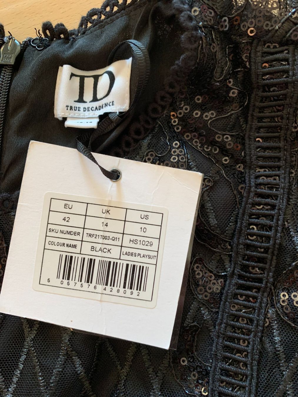 Tute: extravaganter TRUE DECADENCE Jumpsuit in Gr. 42, NEU – Nuovo e nell'imballaggio originale da Worb venduto da farben20zauber 3