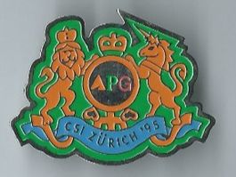 CSI Zürich 1995 / Pin - Seltenes Sammlerstück
