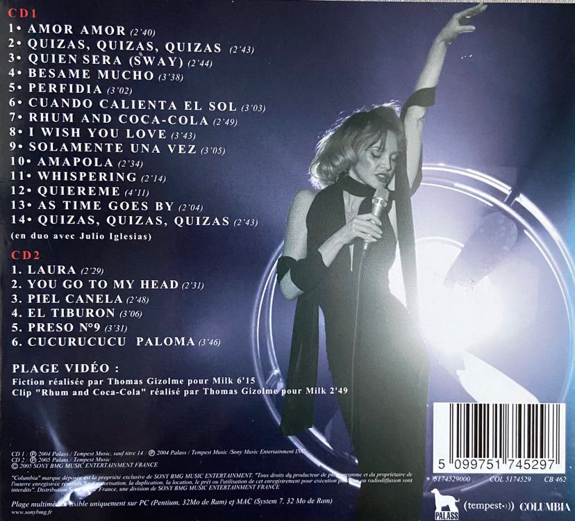 2 CDs Arielle Dombasle - Amor Amor • Julio Iglesias (Gebraucht) in