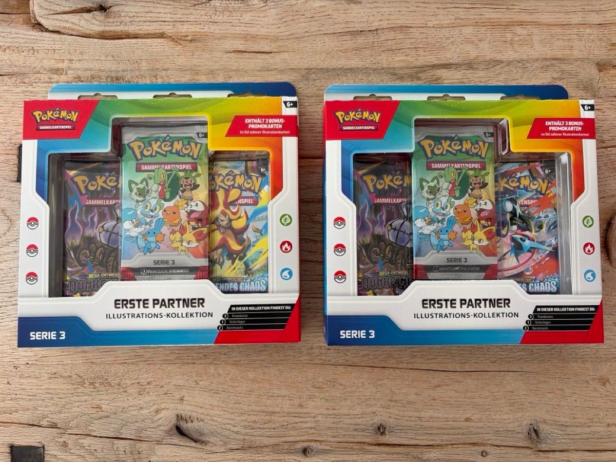 Pokémon Sammelbilder & Trading cards: 2 Erste Partner Illustrations Kollektion – Neu und originalverpackt aus Hettlingen von SanCor7206