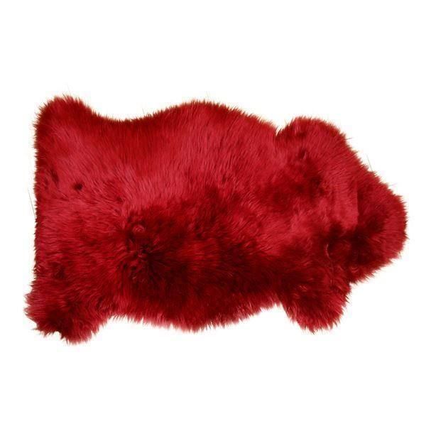 Tappeti: Lammfell Teppich Red – Nuovo e nell'imballaggio originale da Arbedo venduto da patagonialeatherrugs 1