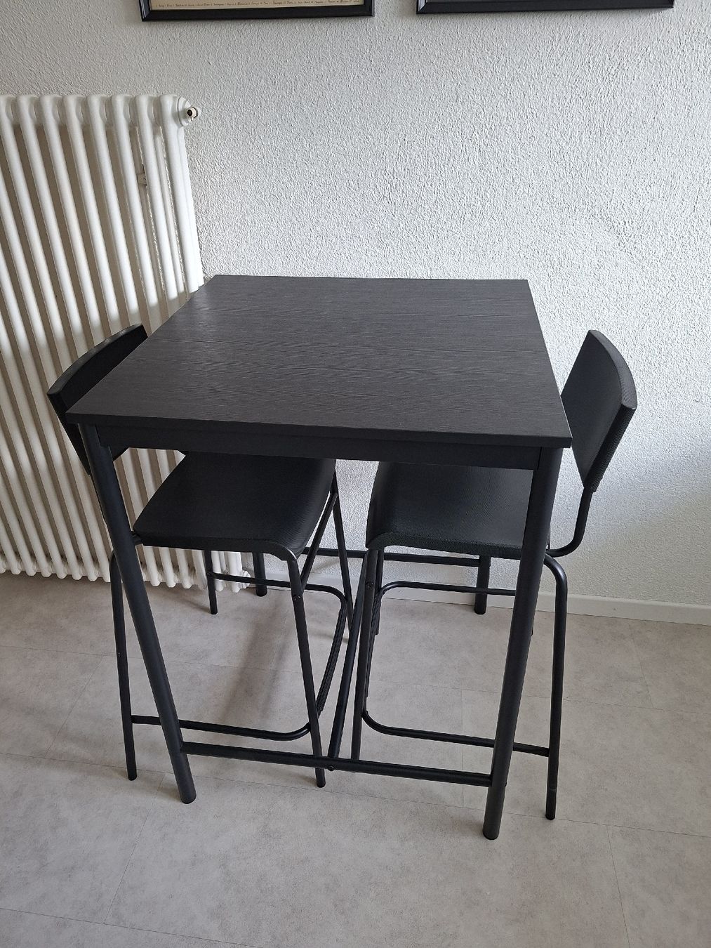 Ikea Set di tavolo e panche: IKEA Bartisch mit Stühlen, schwarz – Usato da Schafisheim venduto da piiep_17