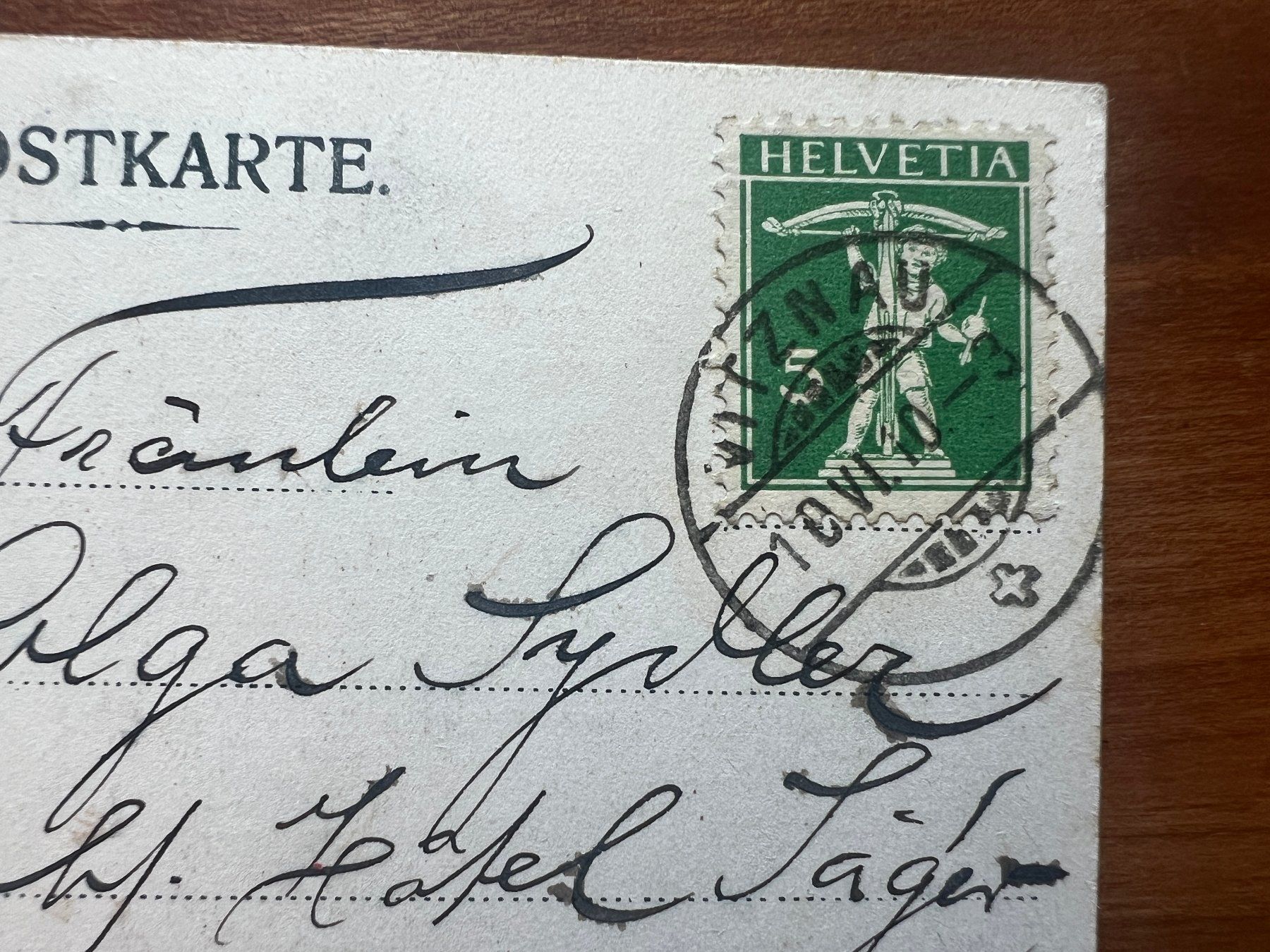 Cartoline postali: AK  1910 Vitznau  (G3055) – Usato da Hinwil venduto da Sidi4 1