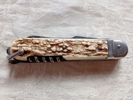 Rar Hirschhorn Sackmesser Vintage Stainless France Makel