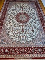 schmuckstuck seiden Perserteppich -Isfahan 370x240cm 
