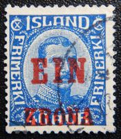 Island Kat. 121 gest. 1926 Kat. 30 Euro