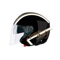 Casque Jet LS2 Freeway Monte Carlo, noir, taille L