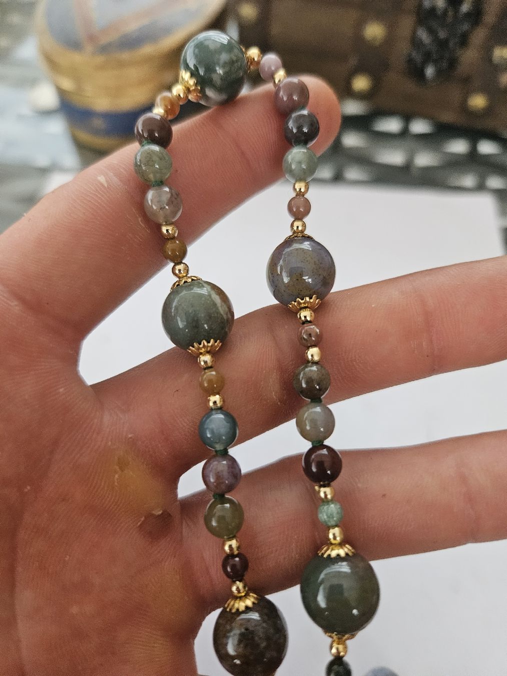 Catenine: Vintage Damen Kette(Perlen?) – Usato da Rickenbach b. Wil venduto da nic_8ljr 1