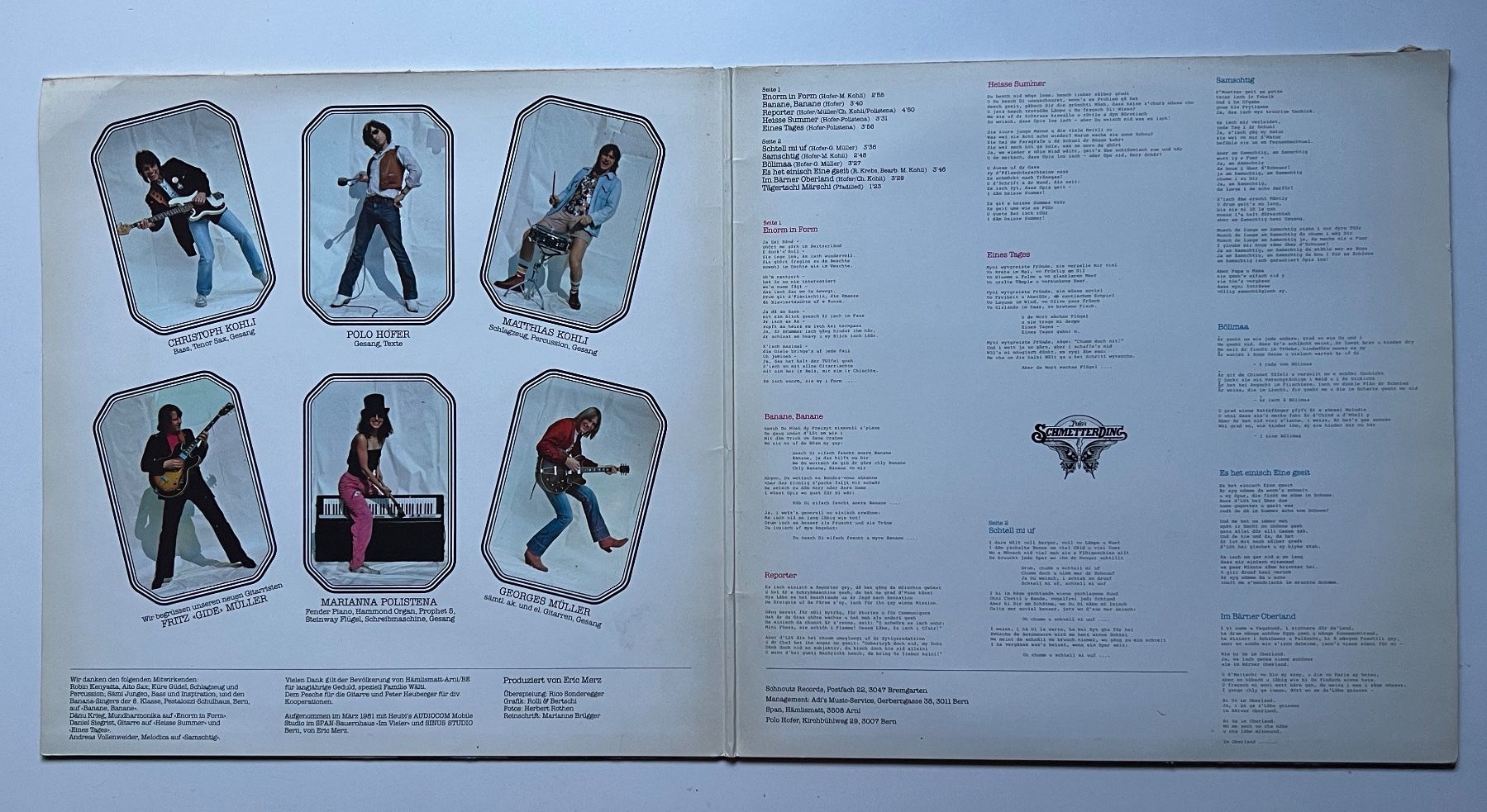 Dischi in vinile: Polo's Schmetterding / Enorm in Form – Usato da Näfels venduto da rottabi 2