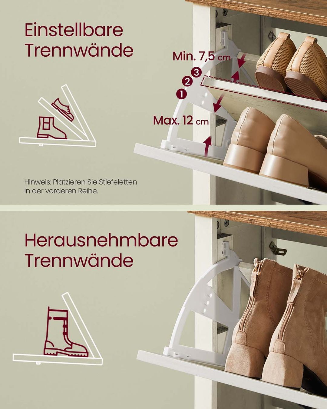 Armadi: Schuhschrank mit drei Klappen – Nuovo e nell'imballaggio originale da Lachen SZ venduto da MAMORU-MOEBEL 5