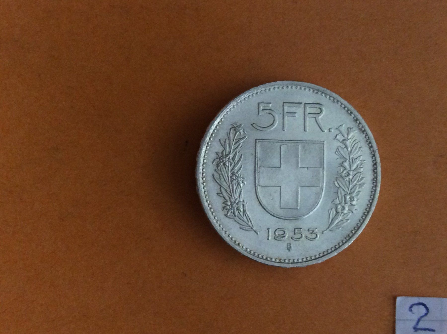 Tutti le monete: 5 francs  1953  Belle – Usato da Genève venduto da pie_fh2d