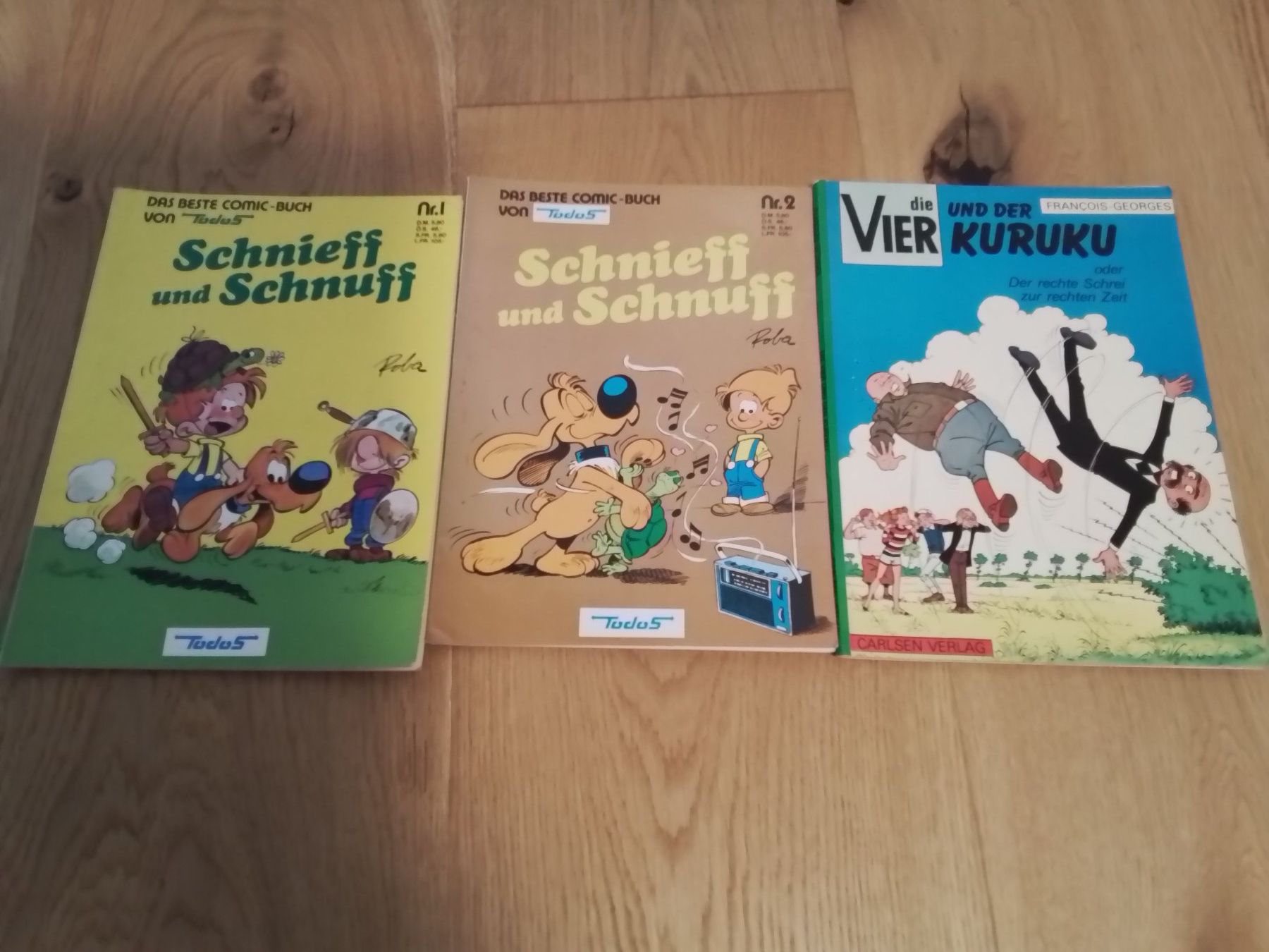 Fumetti: Schnieff & Schnuff 1 + 2 , Die Vier – Usato da Haag (Rheintal) venduto da tw01