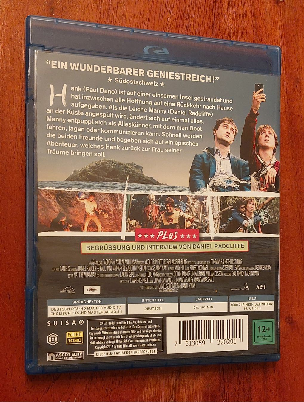 Tutti i DVDs: Swiss Army Man (Blu-ray) – Usato da Herzogenbuchsee venduto da ReThron 1