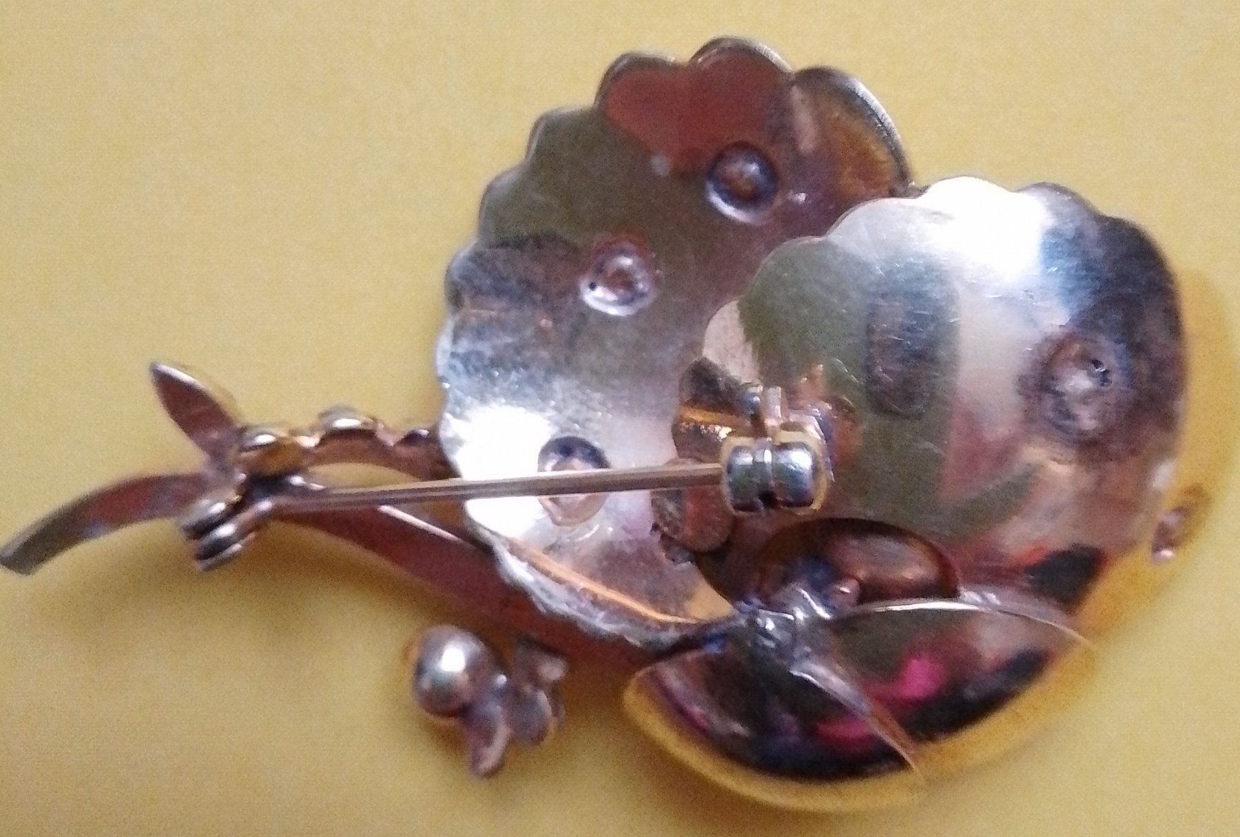 Spille & Fermagli: Vintage-Brosche in Form einer Blume ca. 12 gr. Schmuck 60er – Usato da Wohlen AG venduto da salamanderspielwaren 3
