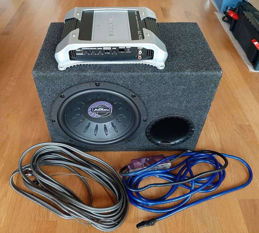 Amplifier Blaupunkt GTA 275 + Subwoofer AXTON CA8258 | Kaufen auf Ricardo