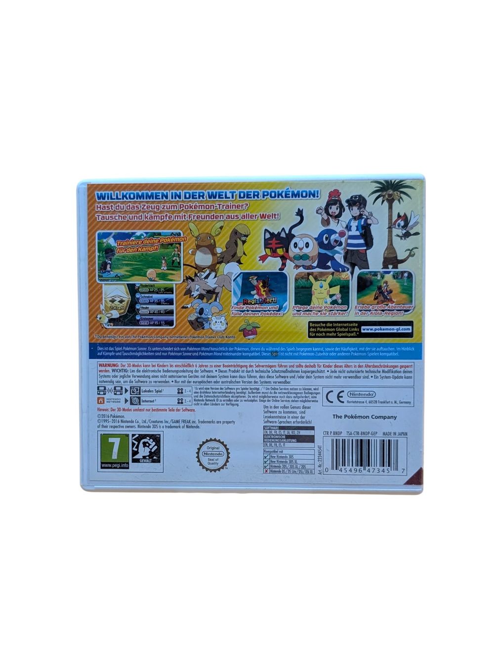 Nintendo Giochi: Pokémon Sonne Nintendo 3DS – Usato da Domat/Ems venduto da IsseldorsShop 1